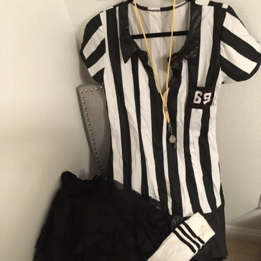 Halloween Sexy Referee Costume L/XL - Picture 3 of 4